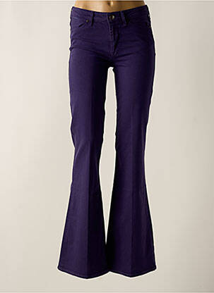 Blugi cu croială evazată violet WRANGLER femeie