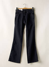Blugi bootcut elasticitate talie joasă negru WRANGLER femme