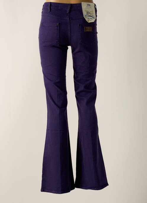 Blugi cu croială evazată elasticitate mărime normală violet WRANGLER femme