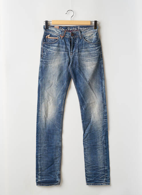 Blugi cu croială slim albastru SIXTY SEVEN bărbat