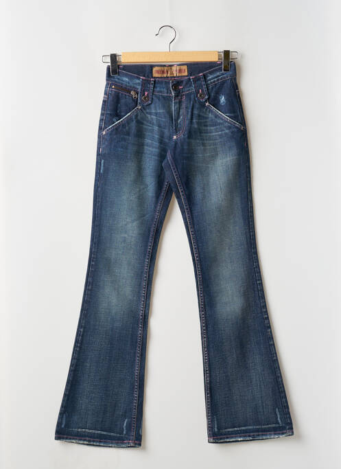 Blugi cu croială evazată albastru FREEMAN T.PORTER femeie