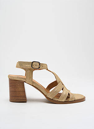 Sandale/Pantofi decupați auriu ALIWELL femeie