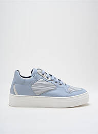 Adidași material neted toc de 4 la 6 cm albastru ANNA VIRGILI femeie