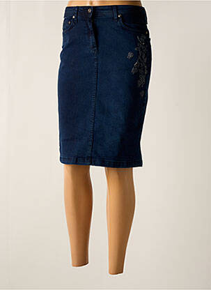 Fustă midi albastru MERI & ESCA femeie