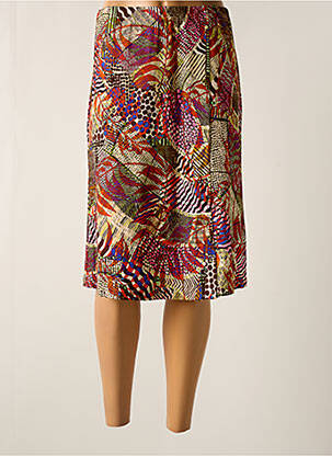 Fustă midi portocaliu SAINT CHARLES femeie