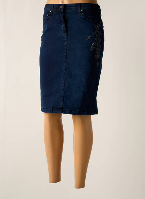 Fustă midi albastru MERI & ESCA femeie