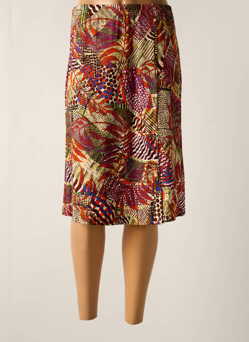 Fustă midi portocaliu SAINT CHARLES femeie