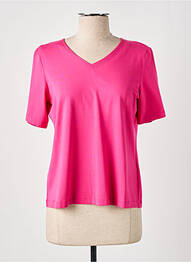 Tricou croială dreaptă mâneci scurte roz SOMMERMANN femme