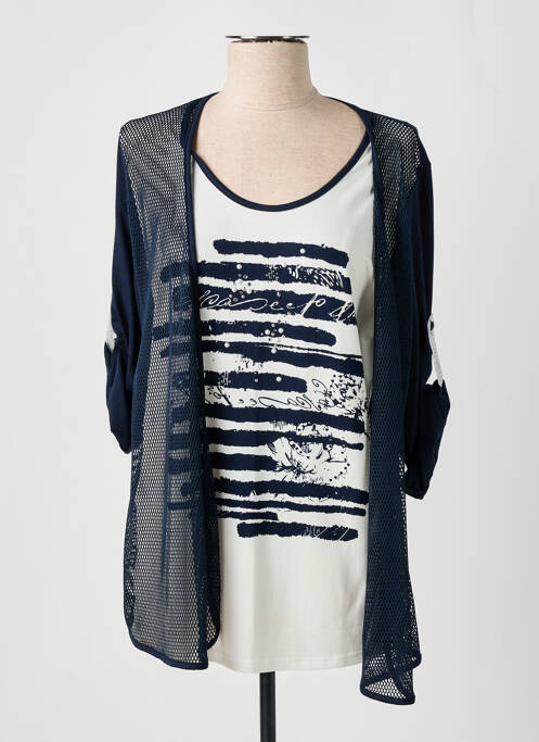 Tunică mâneci lungi albastru FRANK WALDER femeie