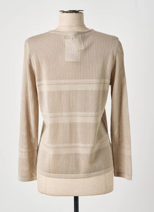 Vestă cu mâneci lungi bej JUPER femeie