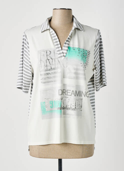 Polo alb FRANK WALDER femeie