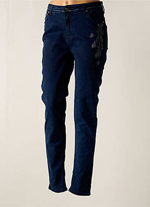 Blugi cu croială slim albastru MERI & ESCA femeie