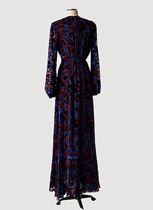 Rochie lungă mâneci lungi mâneci lungi albastru OUD femeie
