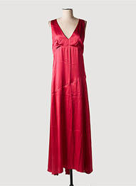 Rochie lungă fără mâneci fără mâneci roșu SEMICOUTURE femme