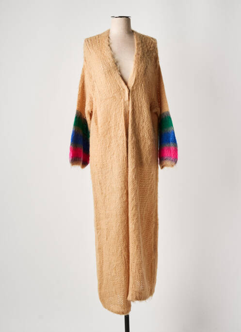 Vestă cu mâneci lungi bej SEMICOUTURE femeie