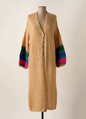 Vestă cu mâneci lungi bej SEMICOUTURE femeie