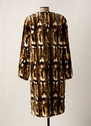 Rochie midi mâneci lungi mâneci lungi bej BY MALENE BIRGER femeie