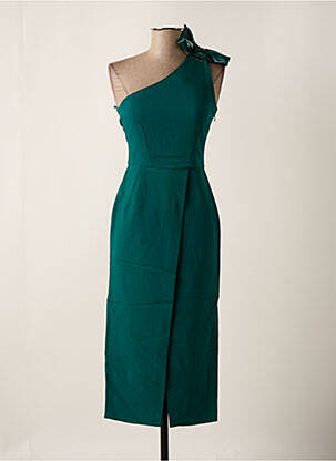 Rochie midi fără mâneci fără mâneci verde ELISABETTA FRANCHI femeie