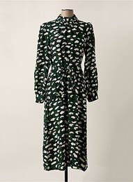 Rochie lungă mâneci lungi mâneci lungi verde ESSENTIEL ANTWERP femeie