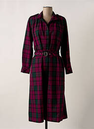 Rochie midi mâneci lungi mâneci lungi violet VALENTINE GAUTHIER femeie