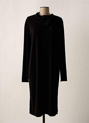 Rochie midi croială fluidă mâneci lungi negru BY MALENE BIRGER femeie