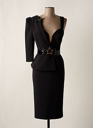 Rochie midi negru ELISABETTA FRANCHI femeie