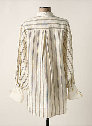 Tunică mâneci lungi țesătură crep bej BY MALENE BIRGER femeie