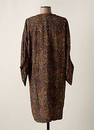 Rochie midi croială fluidă mâneci 3/4 galben MY SUNDAY MORNING femeie