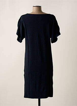 Rochie midi mâneci scurte mâneci scurte albastru FINE COLLECTION femeie