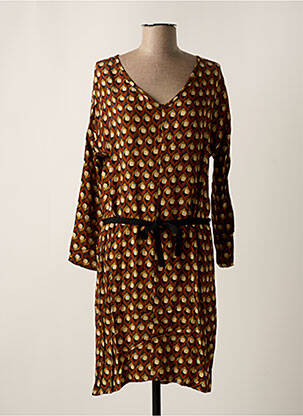 Rochie midi maro DIEGA femeie