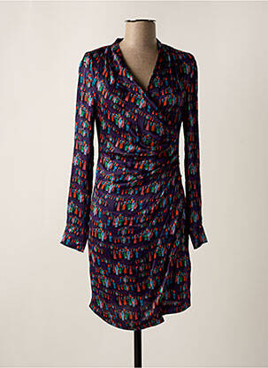 Rochie scurtă mâneci lungi mâneci lungi violet ATTIC AND BARN femeie