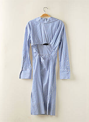 Rochie midi mâneci lungi mâneci lungi albastru BIRGITTE HERSKIND femeie