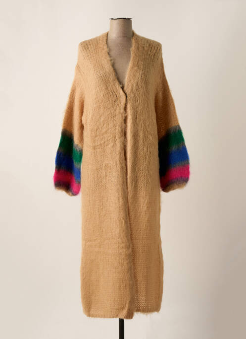 Vestă cu mâneci lungi bej SEMICOUTURE femeie