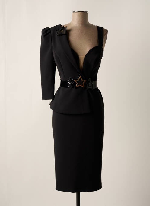 Rochie midi negru ELISABETTA FRANCHI femeie