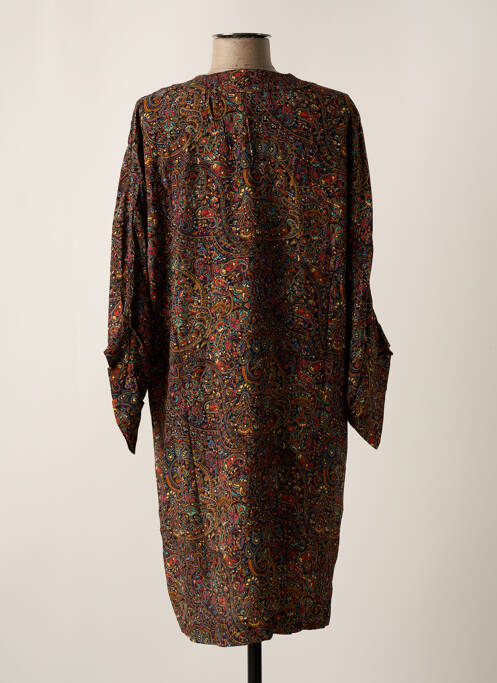 Rochie midi croială fluidă mâneci 3/4 galben MY SUNDAY MORNING femme