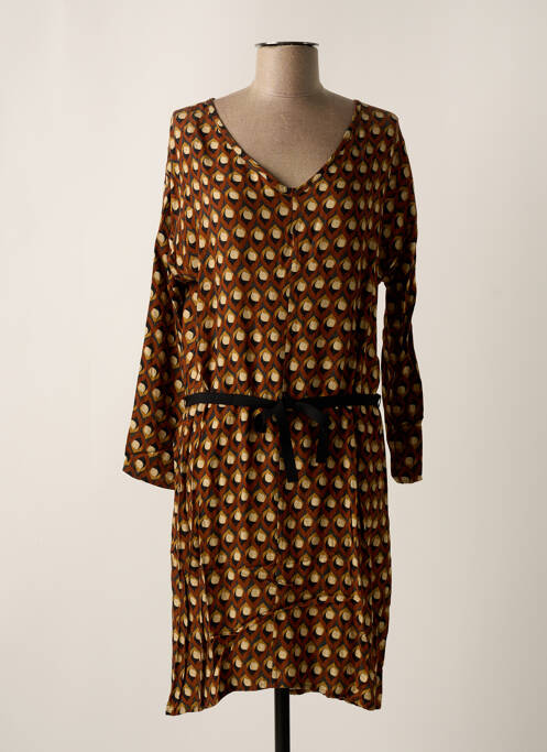 Rochie midi maro DIEGA femeie