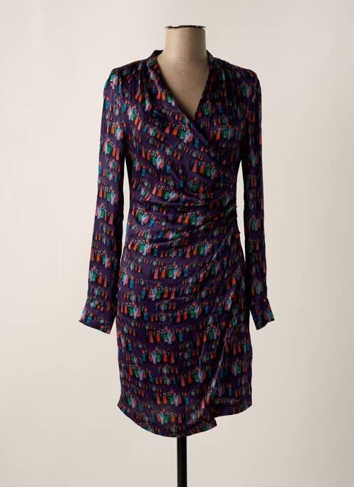 Rochie scurtă violet ATTIC AND BARN femeie