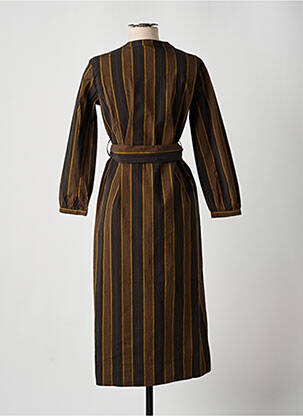 Rochie midi mâneci lungi mâneci lungi negru MOMONI femeie
