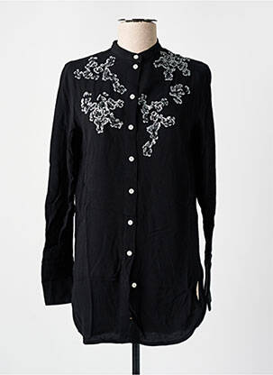 Cămașă țesătură crep mâneci lungi negru BY MALENE BIRGER femeie