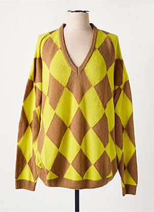 Pulover galben SEMICOUTURE femeie