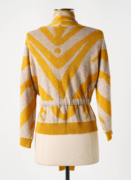 Vestă cu mâneci lungi galben TINSELS femeie