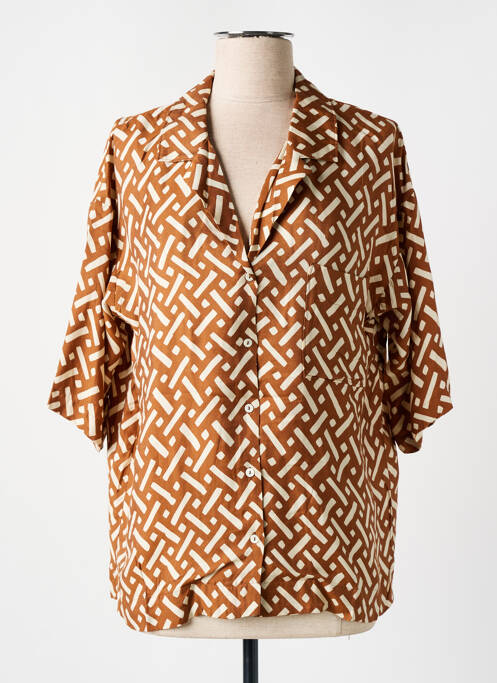 Cămașă maro DIEGA femeie