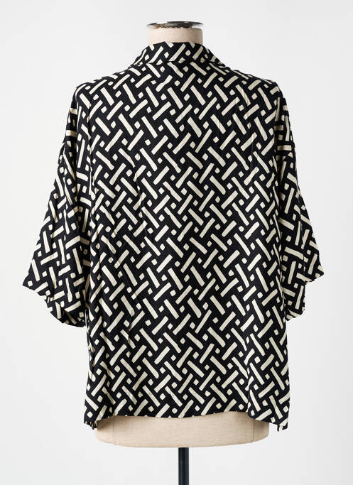 Cămașă mâneci scurte mâneci scurte negru DIEGA femme