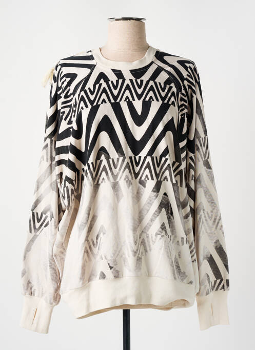 Hanorac țesătură jersey mâneci lungi bej MES DEMOISELLES...PARIS femme