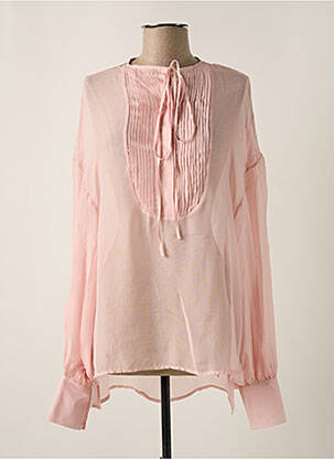 Tunică mâneci lungi roz OUD femeie