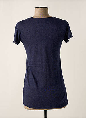 Tricou elasticitate mâneci scurte albastru FINE COLLECTION femeie