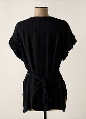Tunică mâneci scurte țesătură crep negru BY MALENE BIRGER femeie