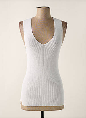 Pulover alb ATTIC AND BARN femeie