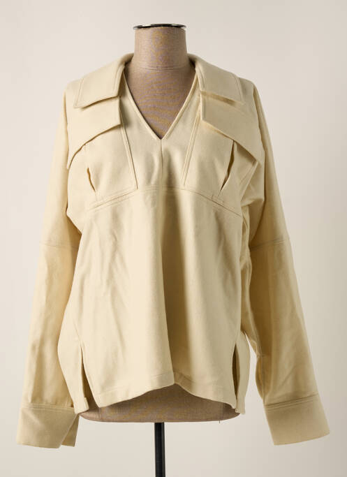 Tunică mâneci lungi bej LAURENCE BRAS femeie