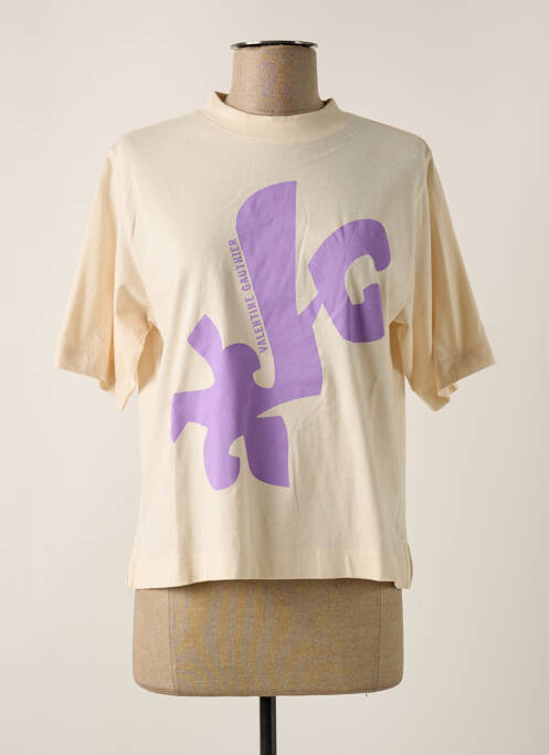 Tricou bej VALENTINE GAUTHIER femeie